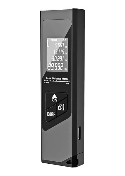 Yatay 40 M 40/60/80 M Akıllı Dijital Lazer Mesafe Ölçer Aralığı Taşınabilir Uzaklık Ölçer Mesafe Bulucu Mini El Mesafe Ölçme Aracı Ölçer (Yurt Dışından)