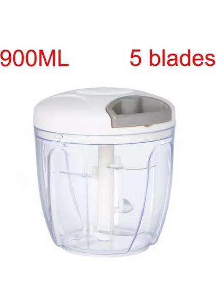 B03(900ML) Xınch 500/900ML Manuel Et Kıyma Sarımsak Kıyıcı Döndür Sarımsak Presi Kırıcı Sebze Soğan Kesici Mutfak Pişirme Aksesuarları (Yurt Dışından)