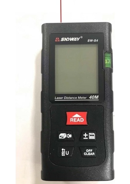 Sw-S4 (Kırmızı Çizgi) Sndway Lazer Mesafe Ölçer Mesafe Ölçer Dijital Mesafe Bulucu Lazer Bant Mesafe Cetveli Mesafe Ölçer Yeşil Çizgi Sw 50G Sndway 50M (Yurt Dışından)