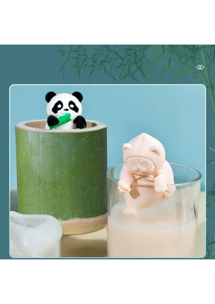 B Bambu Panda Silikon Buz Kalıp Şeftali Kedi Hugs Buz Küpü Kalıp Peynir Sopa Kalıp Popsicles Buz Yapımcısı Kalıp Ev Dondurma Aracı (Yurt Dışından) indirimleri