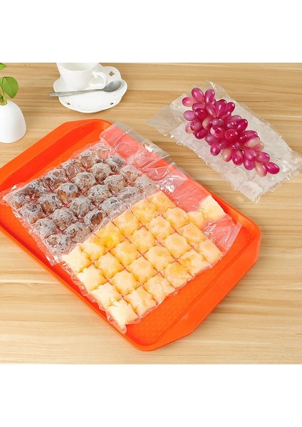 Beyaz Huni 10 Adet Tek Kullanımlık Buz Küpü Çanta Kalıp Tepsisi Dondurucu Makinesi Kendinden Sızdırmazlık Buz Yapma Çantası Krem Popsicle Kalıp Helados Içme Araçları (Yurt Dışından) indirimleri