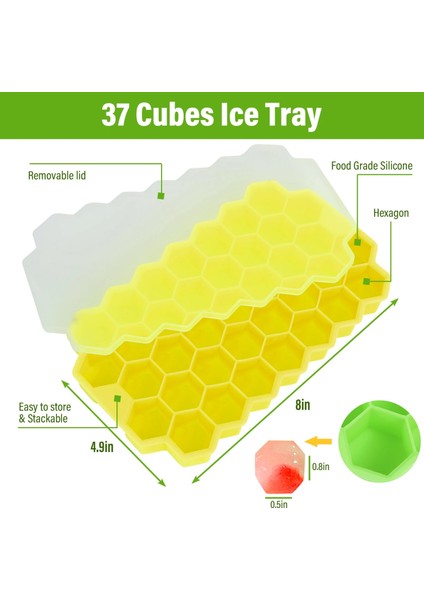 Küçük Mavi 37 Girds Küp Makinesi Silikonlar Buz Kalıbı Petek Buz Küpü Tepsi Magnum Silikon Kalıp Viski Kokteyli Için Gıda Sınıfı Kalıp Formları (Yurt Dışından) modelleri