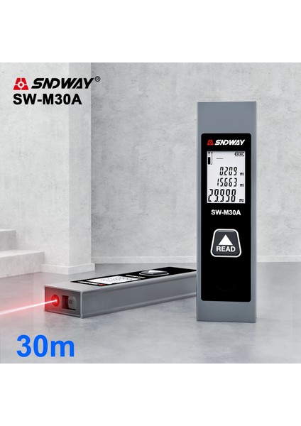 SW-MS50 Sndway Telemetre Lazer Mesafe Ölçer 30M 50M 100M 120M Dijital Bant Lazer Mesafe Bulucu Mesafe Ölçme Aracı Yeni Sw M30A (Yurt Dışından) indirimleri