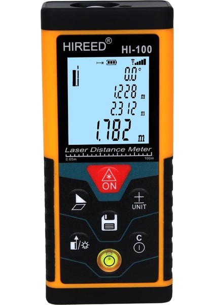 HI-60Q Sarı Hıreed 40M 100M 80M Elektronik Seviye El Uzaklık Ölçer Lazer Mesafe Ölçer Dijital Lazer Mesafe Bulucu Mezura Test Cihazı (Yurt Dışından) indirimleri