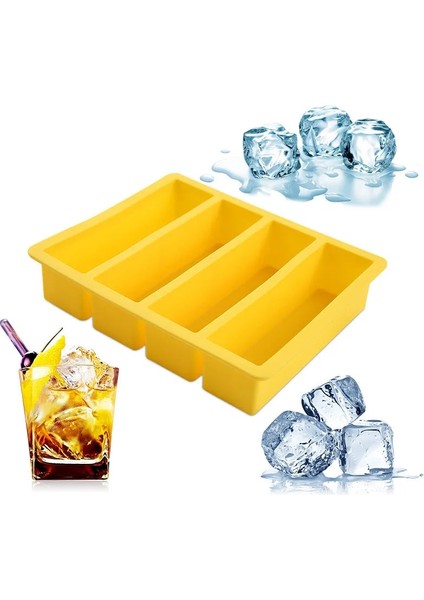 Kapak Silikon Buz Kalıbı Buz Kalıbı Kalıbının Kalıptan Çıkarılması Kolaydır Bpa Içermez Esnek, Istiflenebilir ve Dayanıklı Yumuşak Kalıp Saklama Kabı (Yurt Dışından) modelleri