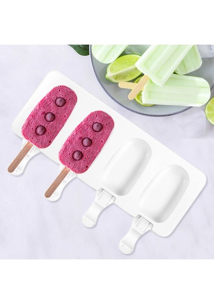 Stil 3 Esnek Silikon Dondurma Kalıp Dıy Çikolata Tatlı Popsicle Kalıpları Tepsi Buz Küpü Makinesi Ev Yapımı Araçları Yaz Parti Malzemeleri (Yurt Dışından) modelleri