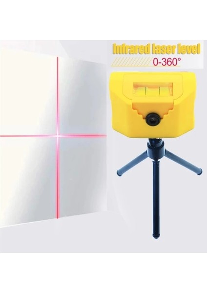 E Sıcak Satış Mini Dikey Su Terazisi Aracı Lazer Seviye Lazer Düz Lazer Kılavuzlu Seviye Hattı Ölçüm Ölçer Aracı (Yurt Dışından)