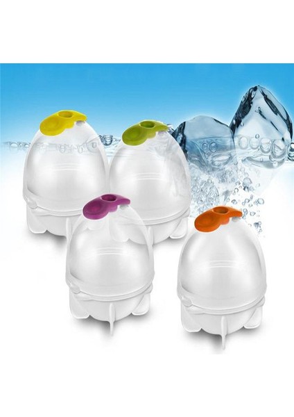 4 Adet 4.5cm Büyük Boy 5cm Top Buz Kalıpları Ev Bar Partisi Kokteyl Kullanımı Küre Yuvarlak Top Buz Küpü Makineleri Mutfak Dıy Dondurma Kalıpları (Yurt Dışından)