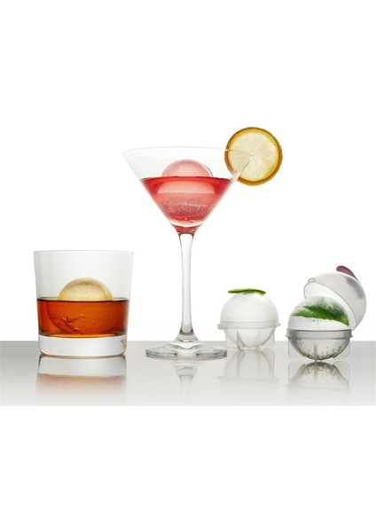 4 Adet 4.5cm Büyük Boy 5cm Top Buz Kalıpları Ev Bar Partisi Kokteyl Kullanımı Küre Yuvarlak Top Buz Küpü Makineleri Mutfak Dıy Dondurma Kalıpları (Yurt Dışından) fiyatları