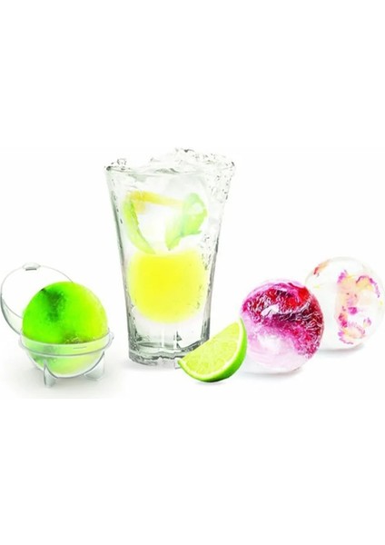 4 Adet 4.5cm Büyük Boy 5cm Top Buz Kalıpları Ev Bar Partisi Kokteyl Kullanımı Küre Yuvarlak Top Buz Küpü Makineleri Mutfak Dıy Dondurma Kalıpları (Yurt Dışından) fırsatları