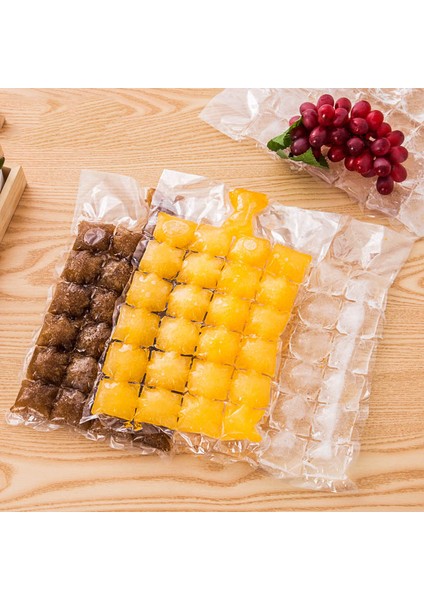 Şeffaflık 10 Adet/paket Tek Kullanımlık Buz Yapma Çanta Buz Küpü Tepsi Kalıp Buz Kalıp Buz Kalıbı Yaz Dıy Içme Aracı Mutfak Aletleri (Yurt Dışından)