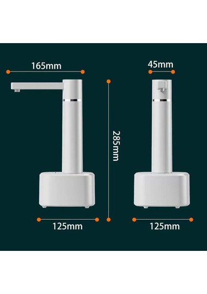 Beyaz 220V 4W Otomatik Su Pompası USB Şarj 1200MAH Elektrikli Su Sebili 3 Vitesli Ayar Ev Ofis Için Akıllı Kantitatif (Yurt Dışından) modelleri