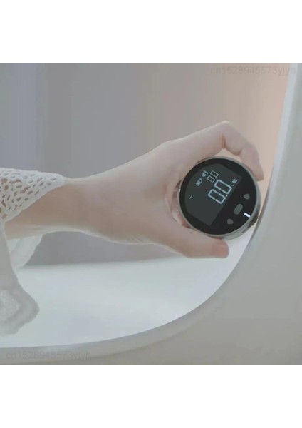 Siyah Xiaomi Duka Küçük Q Elektronik Cetvel Atuman Bant Hd LCD Ekran Şarj Edilebilir Ölçü Hattı Eğrisi Silindir Düzensiz Nesne Araçları (Yurt Dışından)