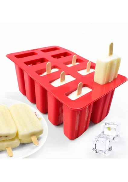 4 Delik Kırmızı Silikon Dondurma Kalıp Makinesi Küp Ev Çocuk Mutfak Yemek Bar Gadget Araçları Aksesuarları Malzemeleri Dondurma Silikon Kalıp (Yurt Dışından) indirimleri