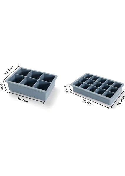 Yeşil 15 Izgara Kapaksız Buz Küpü Kalıp Silikon Kare Şekli 2 Inç Büyük Boy Buz Küpü Tepsi Bpa Ücretsiz Istiflenebilir Esnek Güvenli Büyük Buz Küpü Kalıp Mutfak (Yurt Dışından) fiyatları