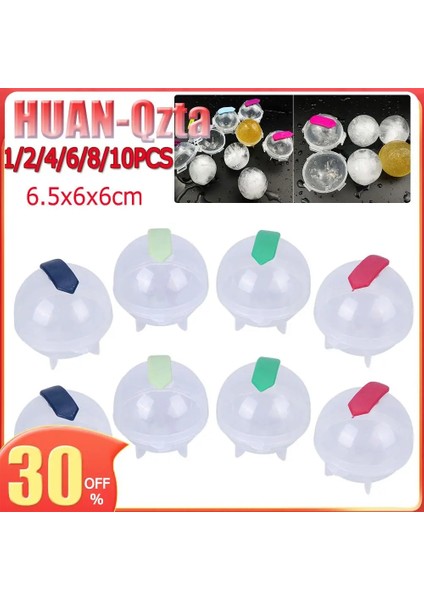1 Adet Rastgele Renk 1-10 Adet Yuvarlak Top Buz Küpü Kalıp Dıy Dondurma Yapma Makinesi Plastik Buz Kalıp Viski Buz Kalıbı Bar Aracı Mutfak Gadget Aksesuarları (Yurt Dışından)