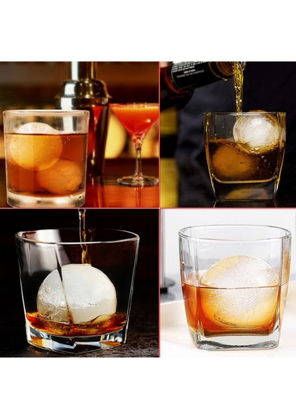 1 Adet Rastgele Renk 1-10 Adet Yuvarlak Top Buz Küpü Kalıp Dıy Dondurma Yapma Makinesi Plastik Buz Kalıp Viski Buz Kalıbı Bar Aracı Mutfak Gadget Aksesuarları (Yurt Dışından)