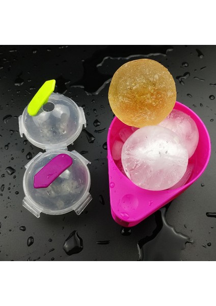 1 Adet Rastgele Renk 1-10 Adet Yuvarlak Top Buz Küpü Kalıp Dıy Dondurma Yapma Makinesi Plastik Buz Kalıp Viski Buz Kalıbı Bar Aracı Mutfak Gadget Aksesuarları (Yurt Dışından)