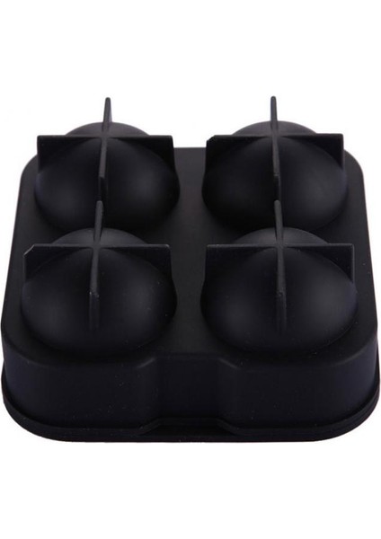 01 Yumuşak Buz Topu Makinesi Büyük Küre Kalıp Silikon Tepsiler Viski Buz Topu Kalıp Küre Yuvarlak Siyah Kalıp Bar Aksesuarları (Yurt Dışından) modelleri