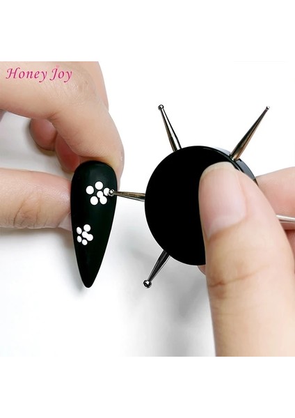 HJ-NAT234 1 Adet 6 Kafa Nail Art Süsleyen Araçları Disk Tırnak Matkap Noktası Tırnak Araçları Nokta Boyama Araçları Tırnak Noktası Matkap Kalem (Yurt Dışından)