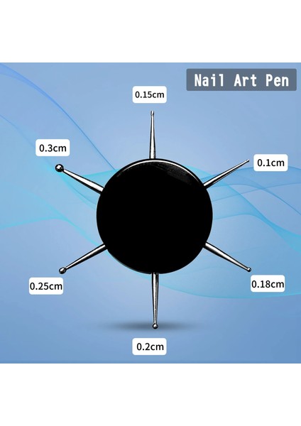 HJ-NAT234 1 Adet 6 Kafa Nail Art Süsleyen Araçları Disk Tırnak Matkap Noktası Tırnak Araçları Nokta Boyama Araçları Tırnak Noktası Matkap Kalem (Yurt Dışından) modelleri