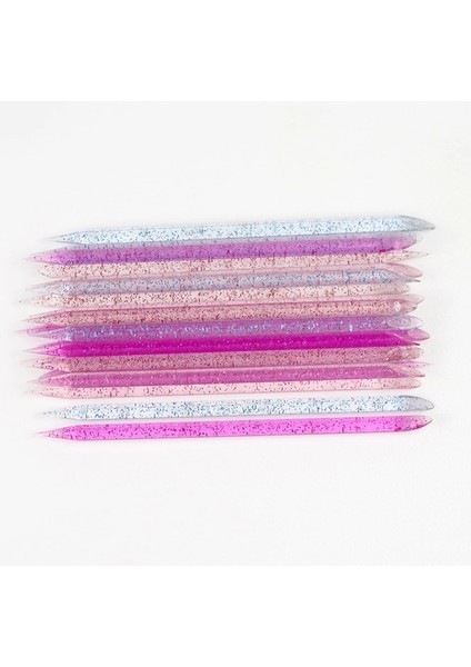 Gül Kırmızı 100 Adet 100 Adet/paket Yeniden Kullanılabilir Kristal Sopa Çift Uçlu Nail Art Tırnak Eti Itici Akrilik Süsleyen Temiz Tırnak Sopa Lehçe Manikür Araçları (Yurt Dışından) indirimleri