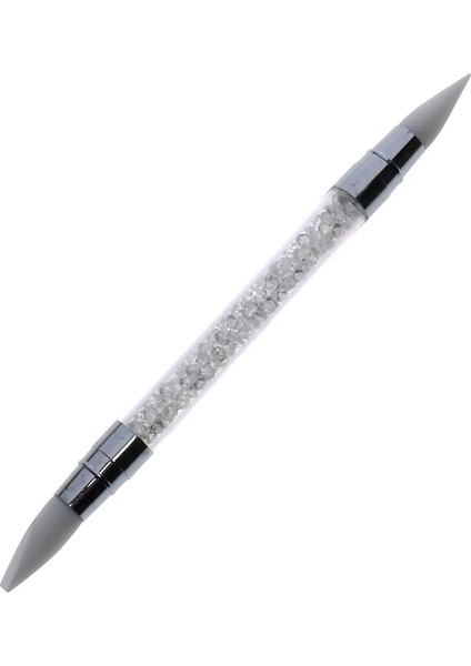 Kırmızı 1 Adet Rhinestone Nail Art Fırçalar Silikon Kafa Tırnak Fırçası Kalem Akrilik Saplı (Yurt Dışından) fırsatları