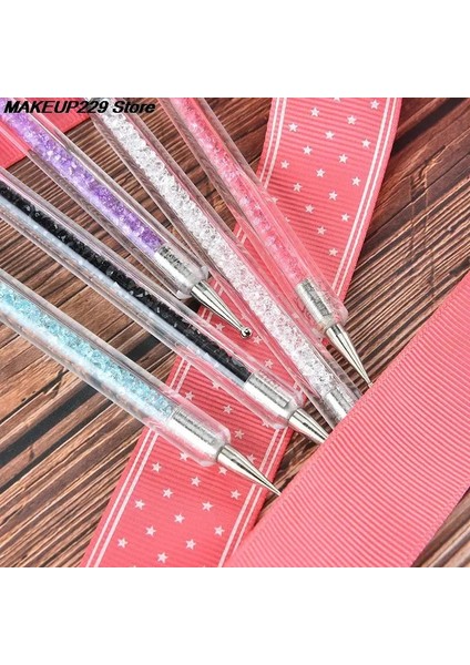1 Adet Nail Art Rhinestones Taşlar Boncuklar Payetler Pick Up Süsleyen Kendinden Yapışkanlı Balmumu Kalem Seçici Kalem 16.3cm (Yurt Dışından)