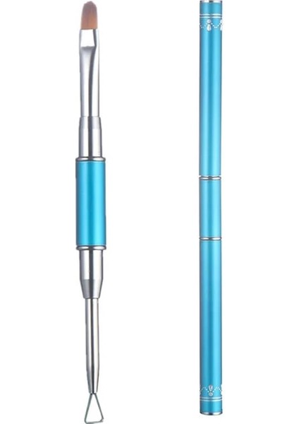 Açık Sarı Çok Fonksiyonlu Çift Salon Manikür Uzatma Jel Çift Kafa Tırnak Boyama Kalem Fırça (Yurt Dışından) indirimleri