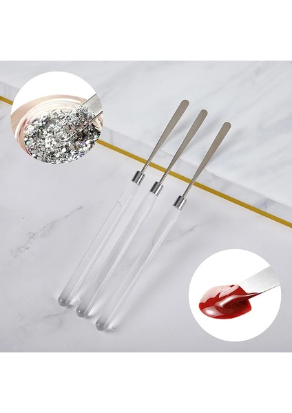 Onesize 1 Adet Nail Art Karıştırma Çubuğu Paslanmaz Çelik Akrilik Toz Sıvı Uv Jel Karıştırma Aracı Spatula Pin Tırnak Aksesuarları ve Araçları (Yurt Dışından) fırsatları
