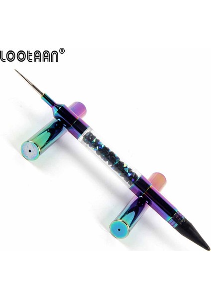 Mor 1 Adet Göz Kamaştırıcı Çift Uçlu Tırnak Süsleyen Balmumu Kalem Değiştirilebilir Kafa Rhinestones Taşlar Seçici Akrilik Çivi Mum Boya Tırnak Sanat Araçları (Yurt Dışından) fiyatları