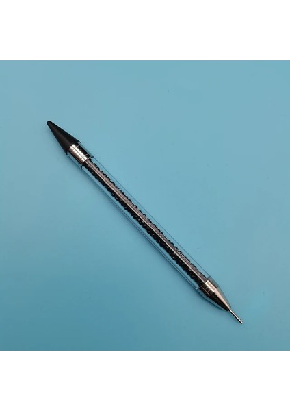 Siyah 1 Adet Rhinestone Seçici Süsleyen Kalem Çift Uçlu Rhinestone Kristaller Çiviler Taşlar Seçici Balmumu Kalem Kalem Tırnak Sanat Dıy Dekorasyon Aracı (Yurt Dışından)