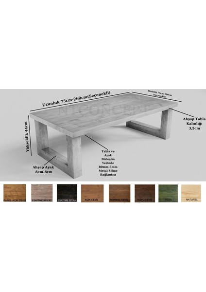 Lif Ahşap Ayak Masif Ahşap Sehpa fiyatları