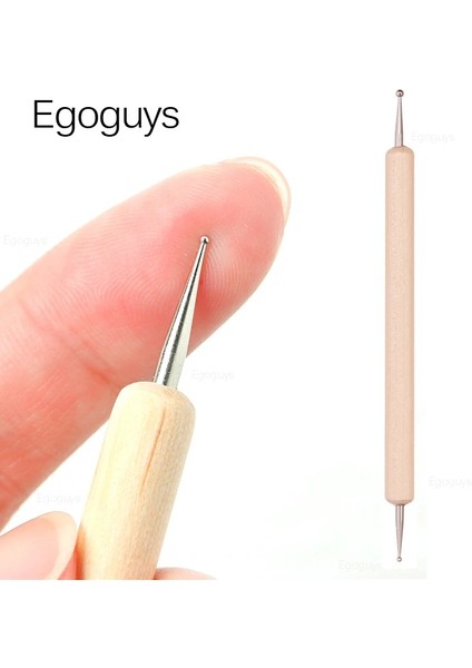 No.2 1 Adet Çift Uçlu Ahşap Süsleyen Kalem Rhinestones Mücevher Seçici Kristal Toplama Tırnak Sanat Boyama Kabartma Noktalı Manikür Aksesuarları (Yurt Dışından) indirimleri