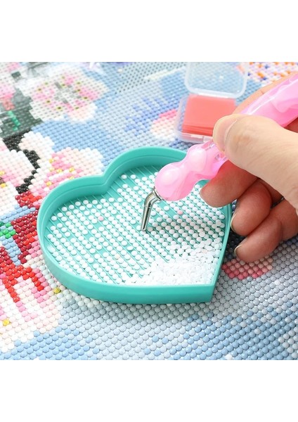 B-Pembe Dıy Nail Art Aracı Reçine Elmas Boyama Kalem Alaşım Çevre Dostu Yedek Kalem Kafaları Çok Yerleştiriciler Noktası Matkap Kalemler (Yurt Dışından) modelleri