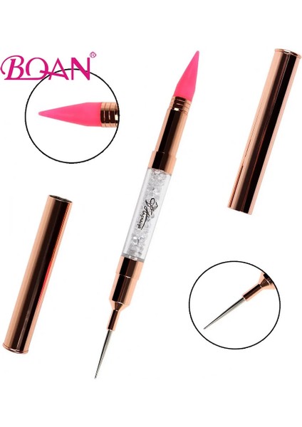 Gül Altın Bqan 1 Adet Çift Uçlu Balmumu Süsleyen Kalem Kalem Tırnak Sanat Rhinestones Kristal Elmas Boncuk Seçici Aracı Manikür Tırnak Fırçası (Yurt Dışından) fiyatları