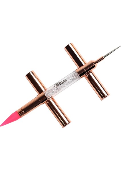 Gül Altın Bqan 1 Adet Çift Uçlu Balmumu Süsleyen Kalem Kalem Tırnak Sanat Rhinestones Kristal Elmas Boncuk Seçici Aracı Manikür Tırnak Fırçası (Yurt Dışından) fırsatları