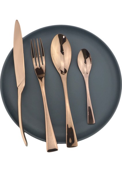 Altın 4 Adet/takım Gül Yemek Takımı Seti Paslanmaz Çelik Çatal Bıçak Kaşık Seti Sofra Bıçağı Çatal Çay Kaşığı Sofra Seti Ev Mutfak Gümüş Seti (Yurt Dışından) fiyatları