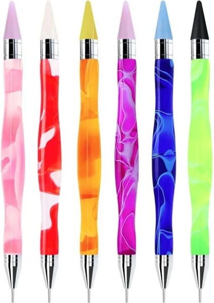 Mavi 1 Adet Çift Kafalı Kristal Kalem Toplama Rhinestones Taşlar Yapışkan Balmumu Kalem Dıy Araçları Tırnak Sanat Için Kumaş Elmas Seçici Boyama (Yurt Dışından) modelleri