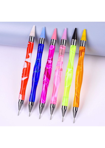 Mavi 1 Adet Çift Kafalı Kristal Kalem Toplama Rhinestones Taşlar Yapışkan Balmumu Kalem Dıy Araçları Tırnak Sanat Için Kumaş Elmas Seçici Boyama (Yurt Dışından) fırsatları