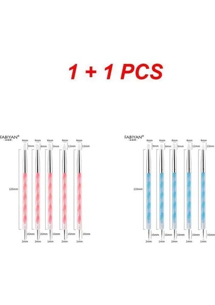 Mix A 2 Adet 1 ~ 10 Adet Çift Kafa Nail Art Süsleyen Kalemler Tırnak Matkap Noktası Tırnak Araçları Nokta Vida Çubuk Boyama Araçları Tırnak Noktası Matkap Kalem (Yurt Dışından)