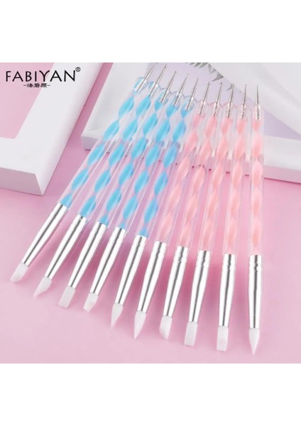 Mix A 2 Adet 1 ~ 10 Adet Çift Kafa Nail Art Süsleyen Kalemler Tırnak Matkap Noktası Tırnak Araçları Nokta Vida Çubuk Boyama Araçları Tırnak Noktası Matkap Kalem (Yurt Dışından) fiyatları