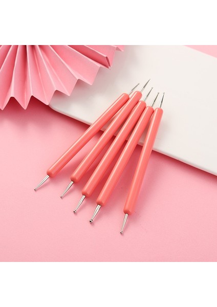 Mavi 5 Adet Set Uv Jel Boyama Tırnak Sanat Süsleyen Kalem Akrilik Saplı Taklidi Ahşap 2 Yollu Fırça Salon Dekorasyon Manikür Araçları Kiti (Yurt Dışından) fiyatları