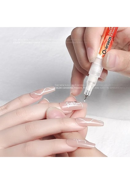 Altın Nail Art Graffiti Kalem Siyah Renk Uv Jel Lehçe Tasarım Nokta Boyama Detaylandırma Kalem Fırçalar Dıy Nail Art Graffiti Kalem Süslüyor Araçları (Yurt Dışından) fiyatları