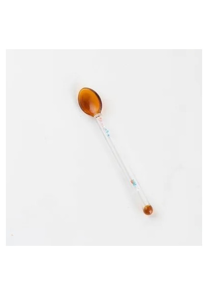 Turuncu Parçacık Cam Kaşık Tatlı Kaşığı Şeker Renkli Şeffaf Yüksek Sıcaklığa Dayanıklı Kahve Karıştırma Kaşığı Uzun Saplı Güzel Hediye (Yurt Dışından) fiyatları
