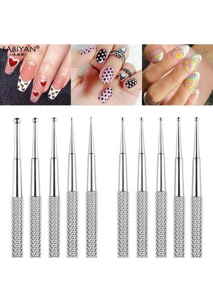 5 Adet 5 Adet Nail Art Süsleyen Kalem Çift Uçlu Paslanmaz Çelik Tasarım Boyama Toplama Nokta Rhinestones Kristal Taşlar Akrilik Manikür Araçları (Yurt Dışından) fiyatları