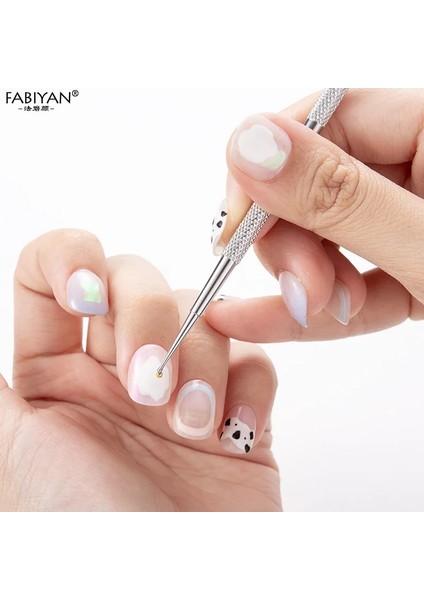 5 Adet 5 Adet Nail Art Süsleyen Kalem Çift Uçlu Paslanmaz Çelik Tasarım Boyama Toplama Nokta Rhinestones Kristal Taşlar Akrilik Manikür Araçları (Yurt Dışından) fırsatları
