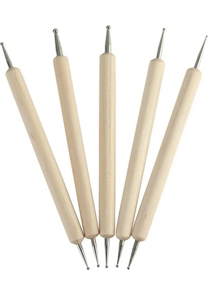 5 Adet 5 Adet/takım Pro 2 Yollu Ahşap Nail Art Süsleyen Nokta Kalem Boyama Dıy Manikür Araçları (Yurt Dışından) modelleri