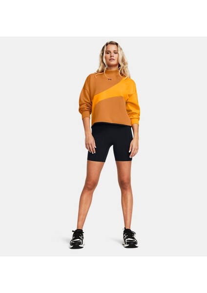 Kadın UA Unstoppable Fleece Crop Bisiklet Yaka 1379845-802 modelleri