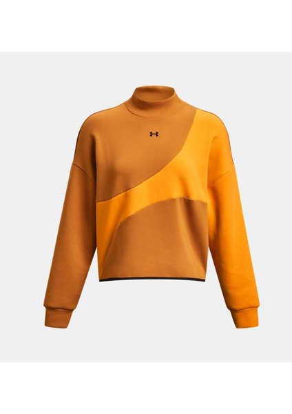 Kadın UA Unstoppable Fleece Crop Bisiklet Yaka 1379845-802 fırsatları